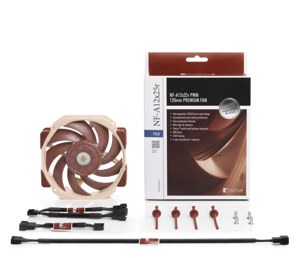Noctua NF-A12x25r PWM 120mm NF-A12X25R PWM - 1271046 - zdjęcie 4